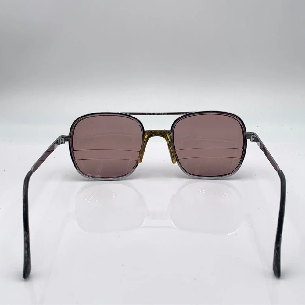 Vintage Z87 Gunmetal Aviator Sunglasses Frames